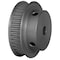 B&B Manufacturing 40-3P06-6FA3, Timing Pulley, Aluminum, Clear Anodized,  40-3P06-6FA3 - alternate 2